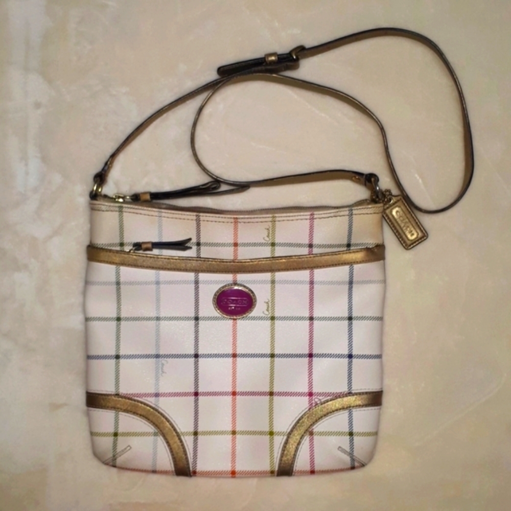 Coach Peyton Tattersall Crossbody Bag